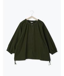 ギャザージップブルゾン