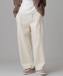 NANO universe | LB.03/ベルテッドベイカーデニムワイドパンツ(デニムパンツ)