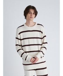 gelato pique（ジェラートピケ）の「【HOMME】ホットスムーズィーボーダープルオーバー（ルームウェア/パジャマ）」