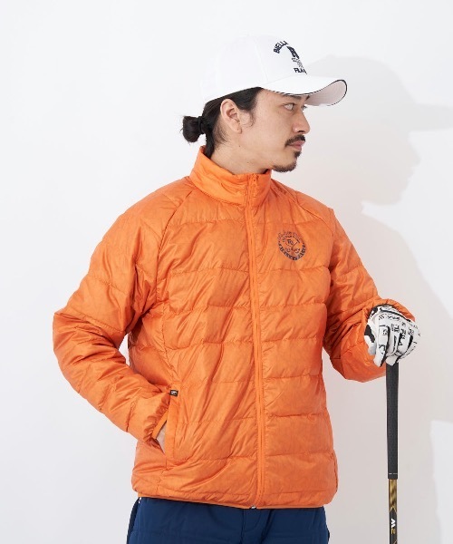 FILA GOLF(フィラゴルフ )の「【FILA GOLF:フィラゴルフ】ライトブルゾン(ブルゾン・メンズ・ブラック/ライトグレー/ネイビー/オレンジ/グリーン・MEDIUM/X-LARGE/LARGE)」の5枚目の写真