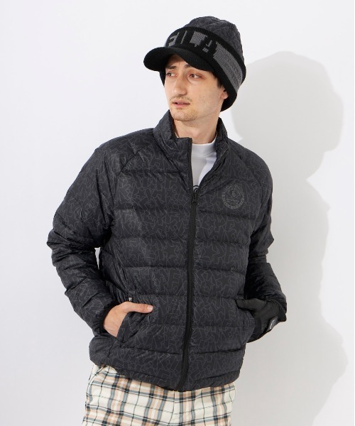 FILA GOLF(フィラゴルフ )の「【FILA GOLF:フィラゴルフ】ライトブルゾン(ブルゾン・メンズ・ブラック/ライトグレー/ネイビー/オレンジ/グリーン・MEDIUM/X-LARGE/LARGE)」の2枚目の写真