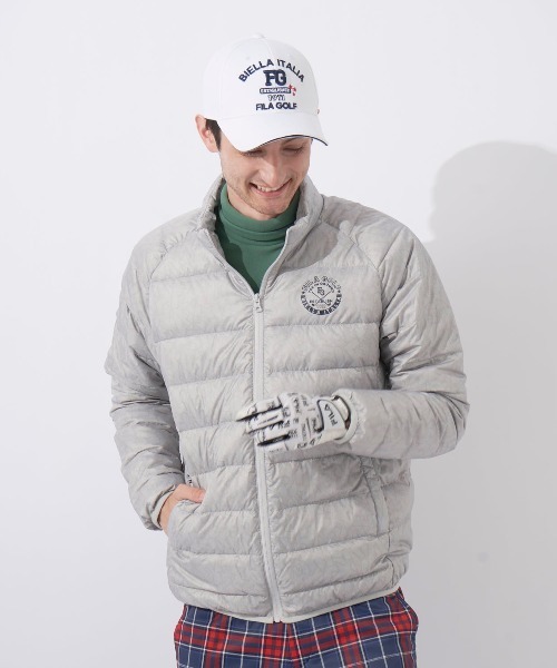 FILA GOLF(フィラゴルフ )の「【FILA GOLF:フィラゴルフ】ライトブルゾン(ブルゾン・メンズ・ブラック/ライトグレー/ネイビー/オレンジ/グリーン・MEDIUM/X-LARGE/LARGE)」の21枚目の写真