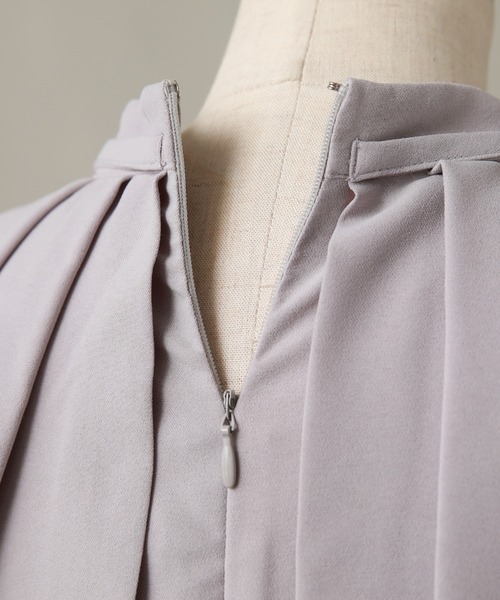 Cheek（チーク）の「長袖フリルドッキングワンピース（ワンピース・レディース・ブラック/グレー・SMALL/MEDIUM）」の8枚目の写真