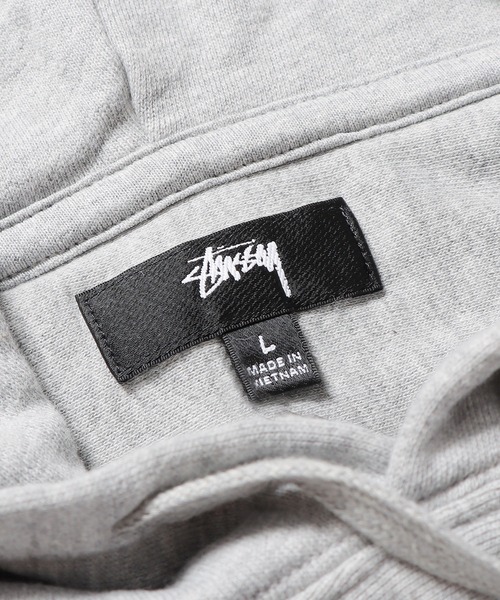 STUSSY(ステューシー)の「STUSSY/ステューシー BASIC EMBROIDERED HOODIE フーディー(パーカー・メンズ・グレー/ホワイト/ベージュ/ブラック・M/L/XL/S)」の7枚目の写真