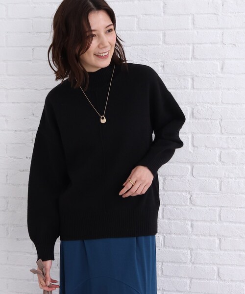 Ayuite ハイネック スタジャン 黒 チマヨ オルテガ ラムレザー AYUITE - Ayuite ハイネック スタジャン 黒 チマヨ オルテガ