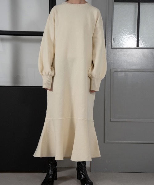 lawgy（ラウジー）の「mermaid design op（ワンピース・レディース・ブラウン/ブラック/アイボリー・FREE）」の7枚目の写真