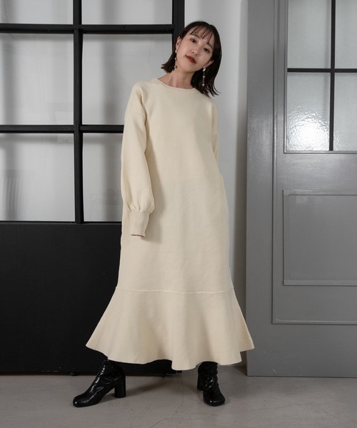 lawgy（ラウジー）の「mermaid design op（ワンピース・レディース・ブラウン/ブラック/アイボリー・FREE）」の16枚目の写真