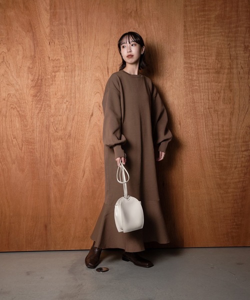 lawgy（ラウジー）の「mermaid design op（ワンピース・レディース・ブラウン/ブラック/アイボリー・FREE）」の21枚目の写真