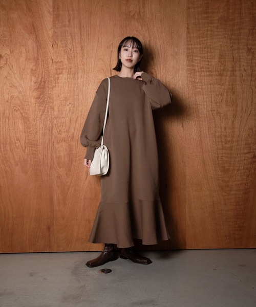 lawgy（ラウジー）の「mermaid design op（ワンピース・レディース・ブラウン/ブラック/アイボリー・FREE）」の20枚目の写真