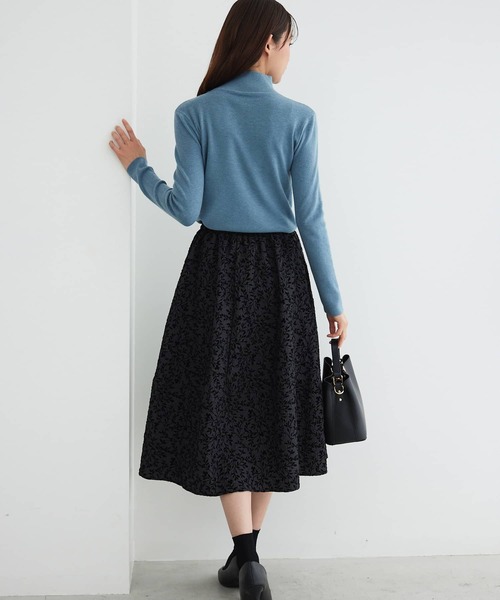 フラワープリントフレアスカート（スカート）｜Edit Sheen（エディット