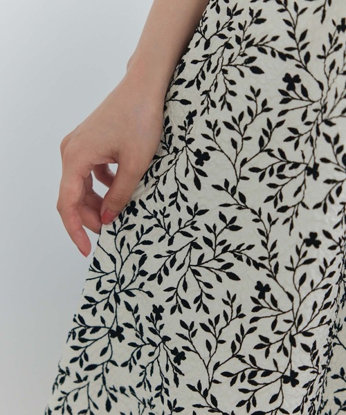 フラワープリントフレアスカート（スカート）｜Edit Sheen（エディット