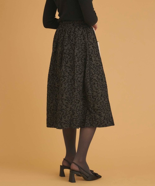 フラワープリントフレアスカート（スカート）｜Edit Sheen（エディット