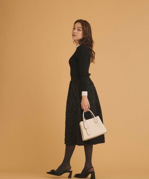 フラワープリントフレアスカート（スカート）｜Edit Sheen（エディット