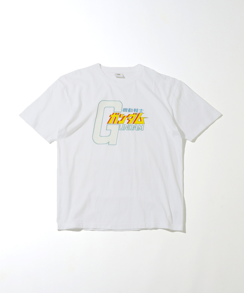 JOURNAL STANDARD(ジャーナルスタンダード)の「GUNDAM Tシャツ(Tシャツ/カットソー・メンズ・ブラック/ホワイト/ホワイト×ホワイト/ブラック系その他/ホワイト系その他/ライトホワイト/ブラックミックス・MEDIUM/LARGE)」の2枚目の写真