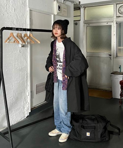 shesame（シーセム）の「グラデーションカラーモヘアライクカーデ（カーディガン/ボレロ・レディース・パープル系/ブルー系/イエロー系/グリーン系・MEDIUM/LARGE）」の9枚目の写真