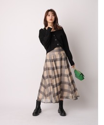Rirandture - 新品　Rirandture リランドチュール スクエアニットアンサンブル Rirandture（リランドチュール）の「ショートニットアンサンブル