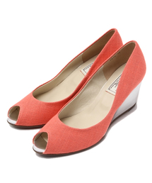 LUSSO MALENA | キャンパス生地ウエッジパンプス(パンプス)