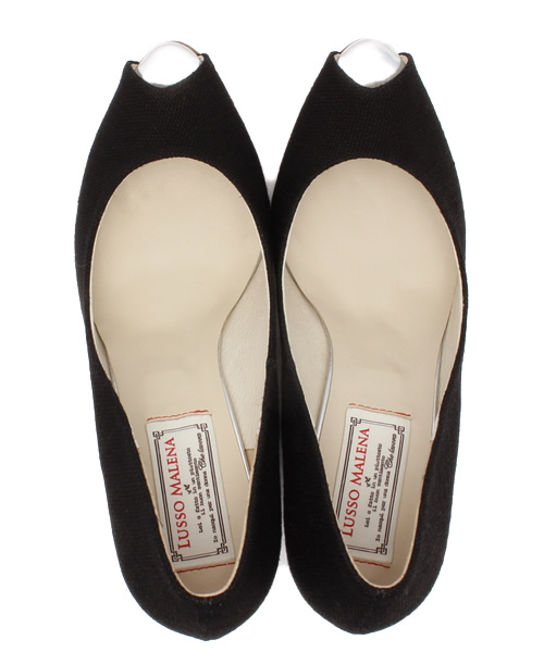 LUSSO MALENA（ルッソマレーナ）の「キャンパス生地ウエッジパンプス（パンプス・レディース・ベージュ/ネイビー/オレンジ/ブラック・35/37/39/36/38）」の11枚目の写真