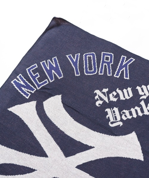 ROOPTOKYO（ループトウキョウ）の「INFIELDER DESIGN/インフィールダーデザイン 大判ストール MLB ブランケット（ストール/ショール・メンズ・パープル/ネイビー/ブルー・FREE）」の5枚目の写真