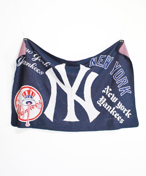 ROOPTOKYO（ループトウキョウ）の「INFIELDER DESIGN/インフィールダーデザイン 大判ストール MLB ブランケット（ストール/ショール・メンズ・パープル/ネイビー/ブルー・FREE）」の13枚目の写真