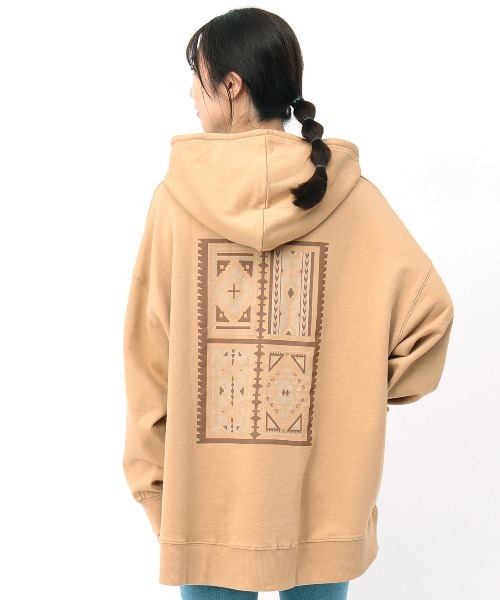 チチカカ（チチカカ）の「ナバホラグバックプリントプルパーカー（パーカー・レディース・オートミール/ベージュ/パープル・FREE）」の14枚目の写真