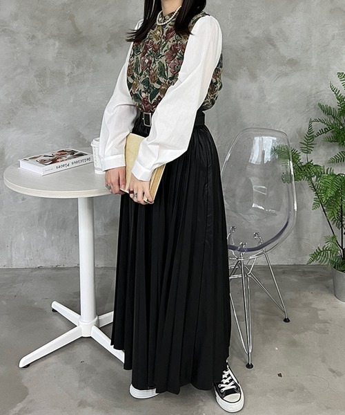 kutir（クティール）の「ゴブランブラウス（シャツ/ブラウス・レディース・オレンジ/アイボリー/ブラック・FREE）」の11枚目の写真