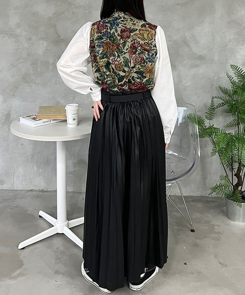 kutir（クティール）の「ゴブランブラウス（シャツ/ブラウス・レディース・オレンジ/アイボリー/ブラック・FREE）」の12枚目の写真