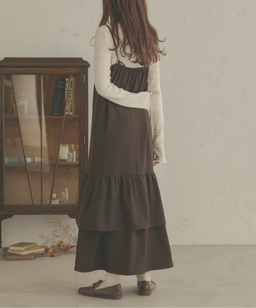 Ambre Neige(アンブルネージュ)の「ポロ風にも?ハイネックにも?【前後2WAY】指穴ハイネックトップス/WEB/EC限定商品(Tシャツ/カットソー・レディース・ベージュ/ダークブラウン/アイボリー・FREE)」の15枚目の写真