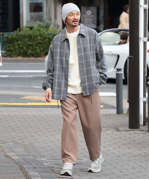 B:MING by BEAMS（ビーミングバイビームス）の「B:MING by BEAMS / チェック コーチ ジャケット（その他アウター・メンズ・ネイビー/グレー・MEDIUM/X-LARGE/SMALL/LARGE）」の8枚目の写真