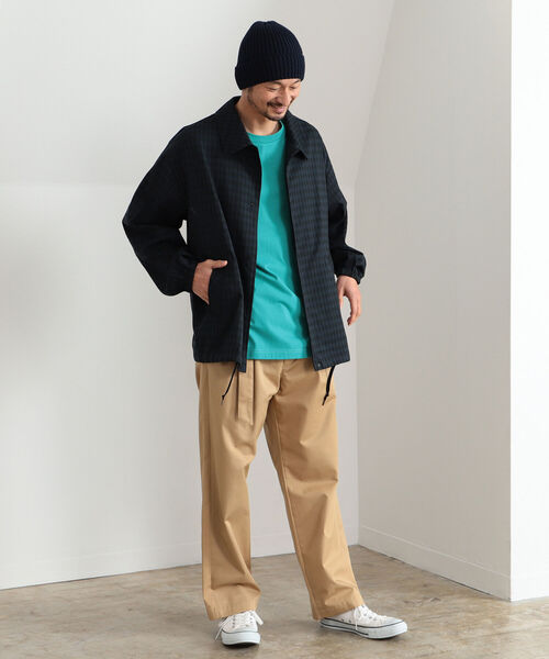 B:MING by BEAMS（ビーミングバイビームス）の「B:MING by BEAMS / チェック コーチ ジャケット（その他アウター・メンズ・ネイビー/グレー・MEDIUM/X-LARGE/SMALL/LARGE）」の5枚目の写真