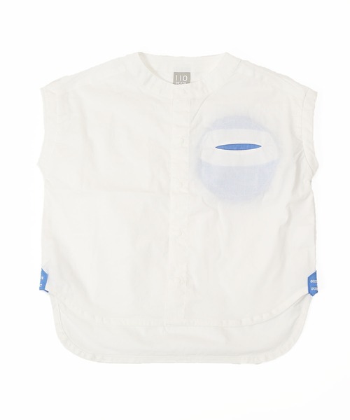 DILASH(ディラッシュ)の「丸ポケット シャツ(シャツ/ブラウス・キッズ・イエロー/ブルー/オフホワイト・80/90/100/110/140/130/120)」の7枚目の写真