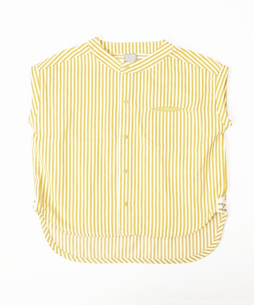 DILASH(ディラッシュ)の「丸ポケット シャツ(シャツ/ブラウス・キッズ・イエロー/ブルー/オフホワイト・80/90/100/110/140/130/120)」の8枚目の写真