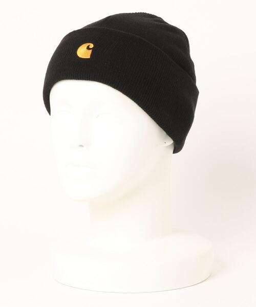 Carhartt WIP(カーハートダブリューアイピー)の「【Carhartt WIP / カーハートダブリューアイピー】CHASE BEANIE(ニットキャップ/ビーニー・メンズ・グリーン系その他/ブラック/ブラウン系その他/ヘザーグレー/ブルー・FREE)」の2枚目の写真
