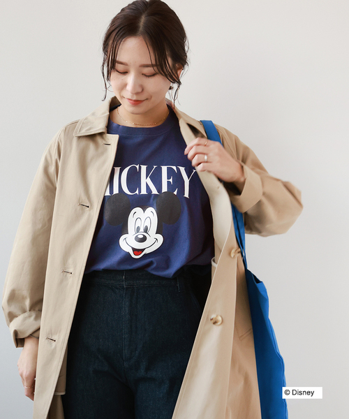 GOOD ROCK SPEED（グッドロックスピード）の「【GOOD ROCK SPEED / グッドロックスピード】Mickey TEE：Tシャツ（Tシャツ/カットソー・レディース・ホワイト/ネイビー・FREE）」の14枚目の写真