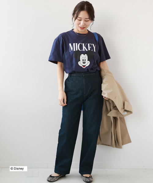 GOOD ROCK SPEED（グッドロックスピード）の「【GOOD ROCK SPEED / グッドロックスピード】Mickey TEE：Tシャツ（Tシャツ/カットソー・レディース・ホワイト/ネイビー・FREE）」の19枚目の写真