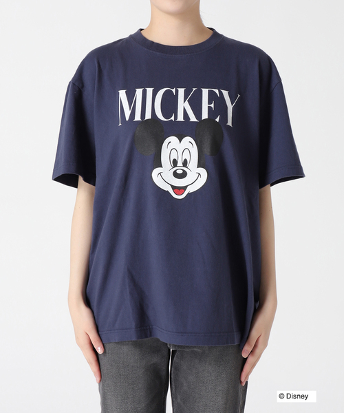 GOOD ROCK SPEED（グッドロックスピード）の「【GOOD ROCK SPEED / グッドロックスピード】Mickey TEE：Tシャツ（Tシャツ/カットソー・レディース・ホワイト/ネイビー・FREE）」の20枚目の写真