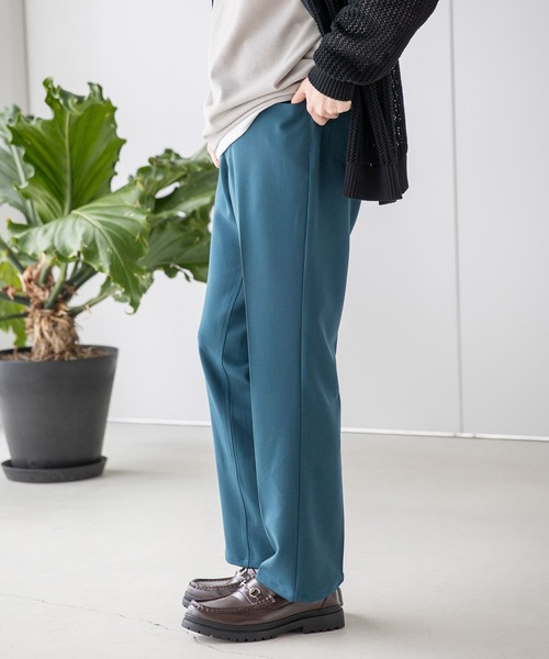 LAKOLE（ラコレ）の「クリーンセミフレアパンツ / 181180（スラックス・メンズ・ブルーグリーン/グレイッシュベージュ/テラコッタ/ブラック・SMALL/MEDIUM/LARGE）」の4枚目の写真