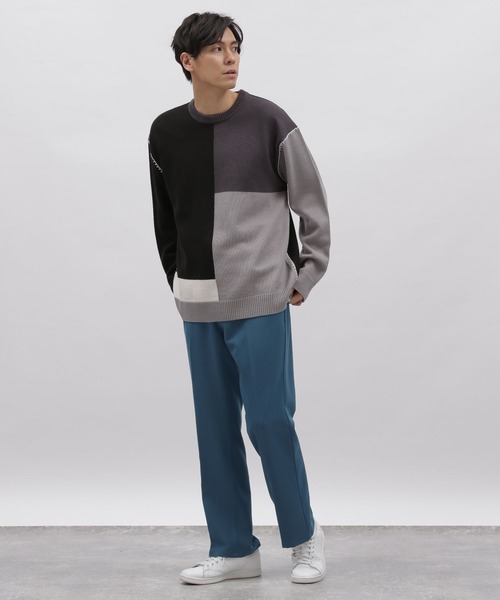 LAKOLE（ラコレ）の「クリーンセミフレアパンツ / 181180（スラックス・メンズ・ブルーグリーン/グレイッシュベージュ/テラコッタ/ブラック・SMALL/MEDIUM/LARGE）」の9枚目の写真