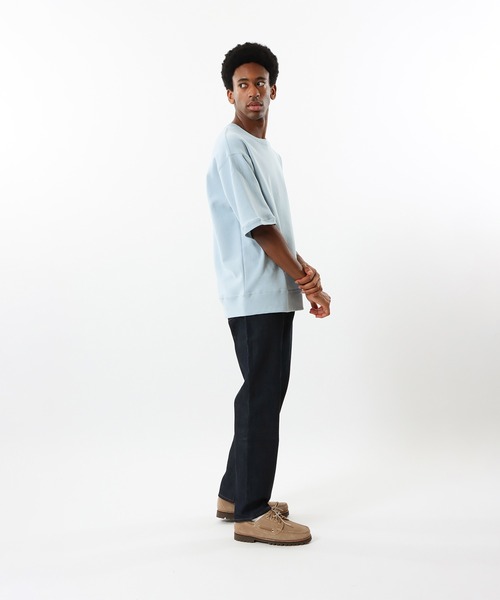 Champion(チャンピオン)の「【Champion/チャンピオン】メンズ MADE IN USA ハーフスリーブスウェットシャツ(Tシャツ/カットソー・メンズ・バイオレット/ブルー系その他2/ゴールド・X-LARGE/LARGE/MEDIUM)」の6枚目の写真