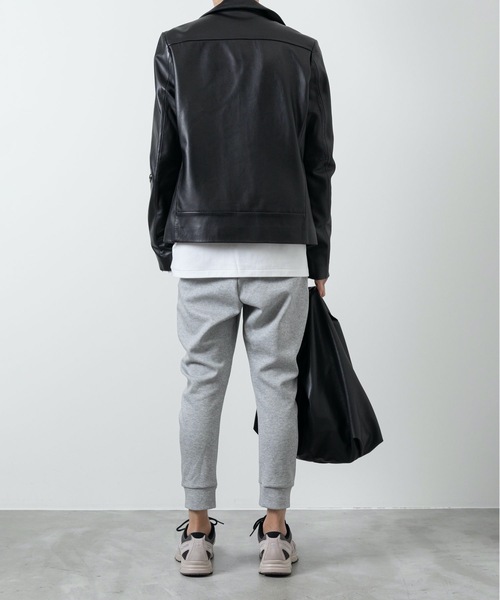 ATTACHMENT（アタッチメント）の「シープレザー ダブルライダースジャケット / SHEEP LEATHER DOUBLE RIDERS JACKET（ライダースジャケット・メンズ・ブラック・1/2/3）」の15枚目の写真