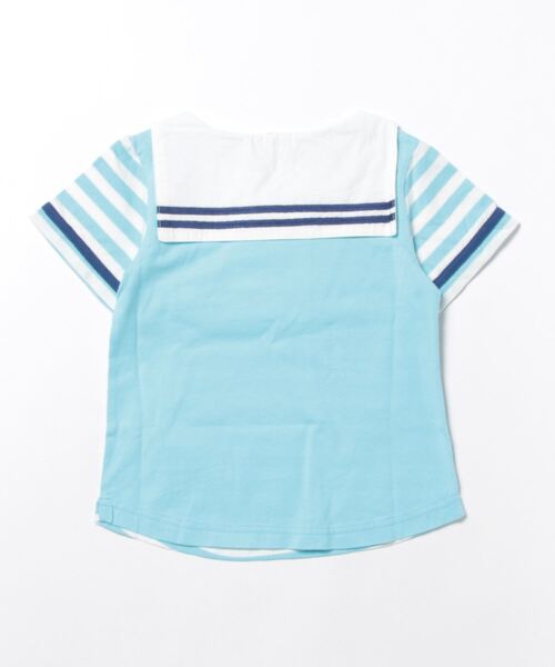 RAGMART（ラグマート）の「セーラーTシャツ（Tシャツ/カットソー・キッズ・サックスブルー/グリーン・110cm/120cm/130cm/100cm）」の9枚目の写真