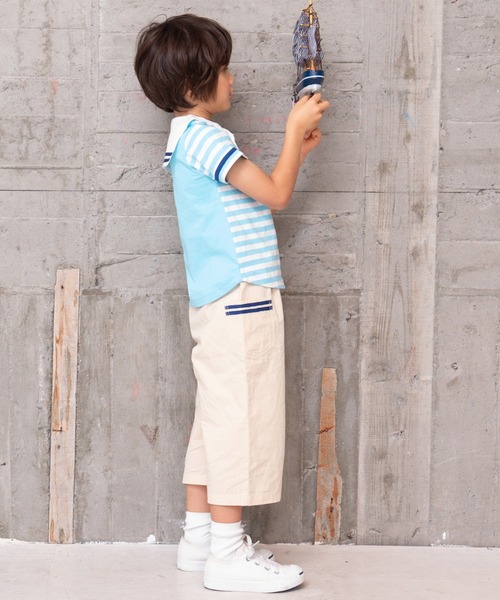 RAGMART（ラグマート）の「セーラーTシャツ（Tシャツ/カットソー・キッズ・サックスブルー/グリーン・110cm/120cm/130cm/100cm）」の8枚目の写真