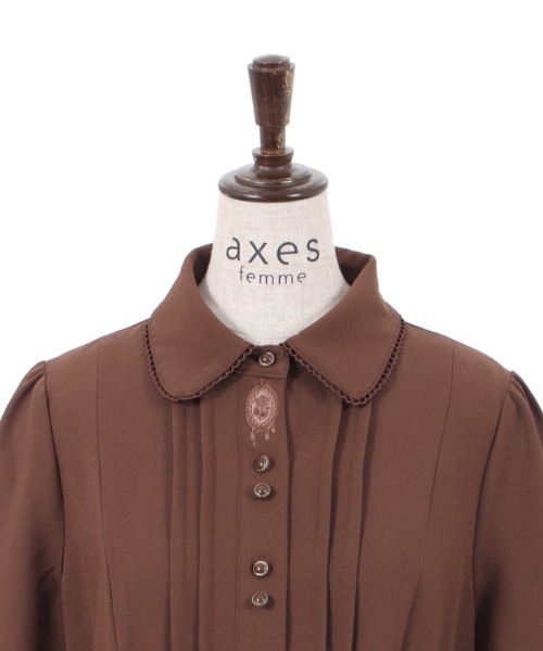 axes femme(アクシーズファム)の「メルティショコラ刺繍ワンピース(ワンピース・レディース・ピンク/ブラウン/ミント・FREE)」の20枚目の写真