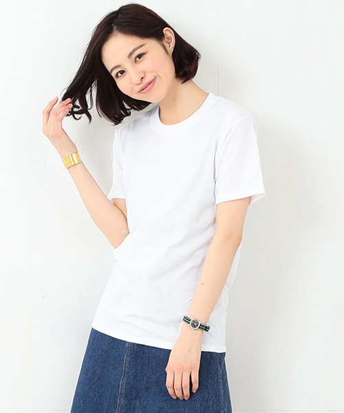 BEAMS BOY(ビームスボーイ)の「【FUDGE5月号掲載】FRUIT OF THE LOOM×BEAMS BOY / 2pcs-T(Tシャツ/カットソー・レディース・その他1・ONE SIZE)」の2枚目の写真