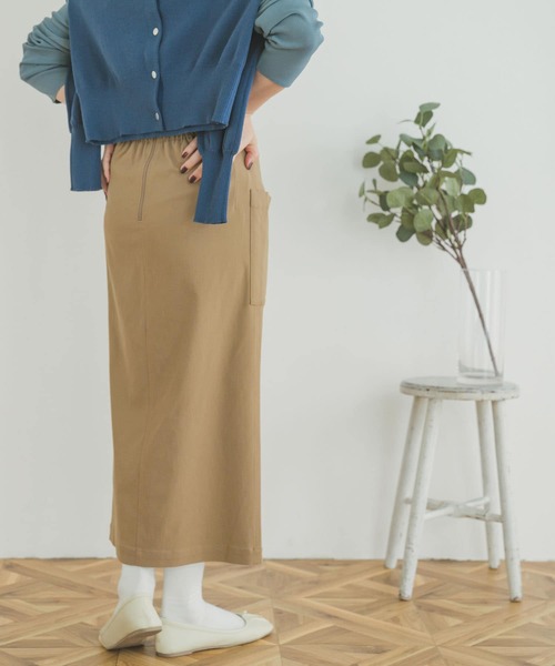 ITEMS URBANRESEARCH（アイテムズ アーバンリサーチ）の「ストレッチタイトスカート（スカート・レディース・ブラック/ベージュ/カーキ・FREE）」の12枚目の写真