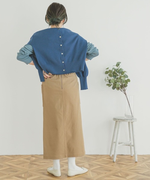 ITEMS URBANRESEARCH（アイテムズ アーバンリサーチ）の「ストレッチタイトスカート（スカート・レディース・ブラック/ベージュ/カーキ・FREE）」の15枚目の写真