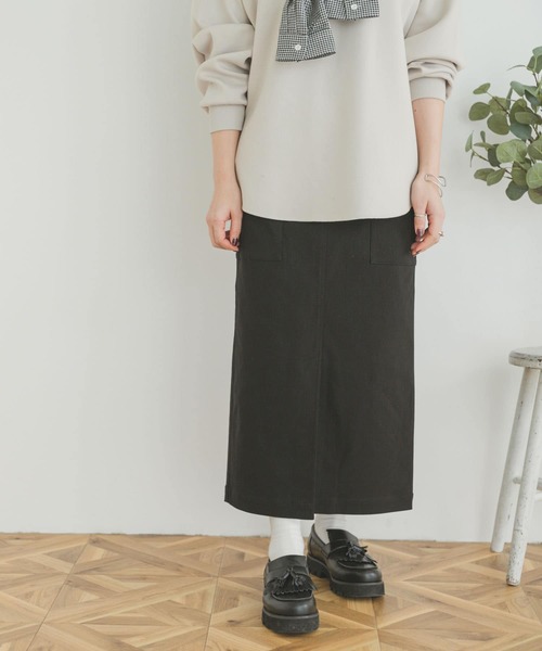 ITEMS URBANRESEARCH（アイテムズ アーバンリサーチ）の「ストレッチタイトスカート（スカート・レディース・ブラック/ベージュ/カーキ・FREE）」の20枚目の写真