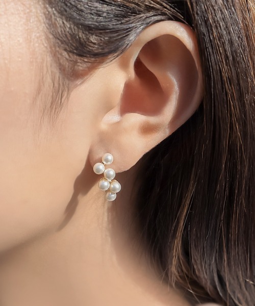 blackdia ocean デザインパールピアス（ピアス（両耳用））｜blackdia