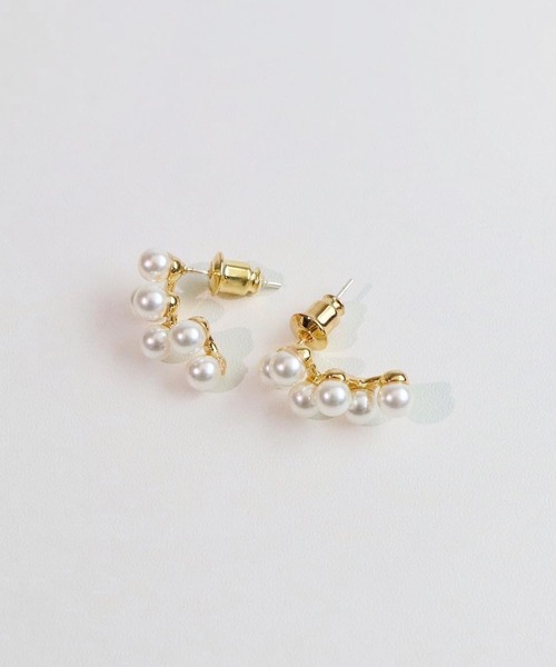 セール】blackdia ocean デザインパールピアス（ピアス（両耳用