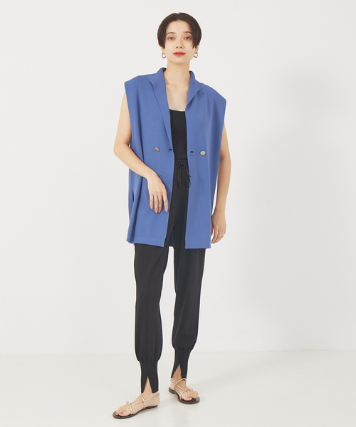 qualite（カリテ）の「レーヨンストレッチドロストニットパンツ（その他パンツ・レディース・ブラック・フリー）」の6枚目の写真